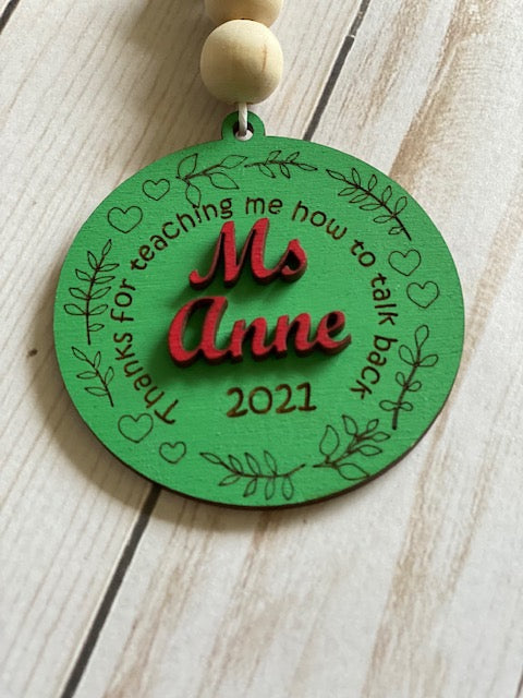 Speech Therapist Ornament