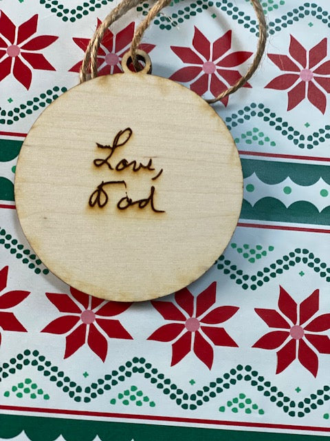 "I am always with you" ornament