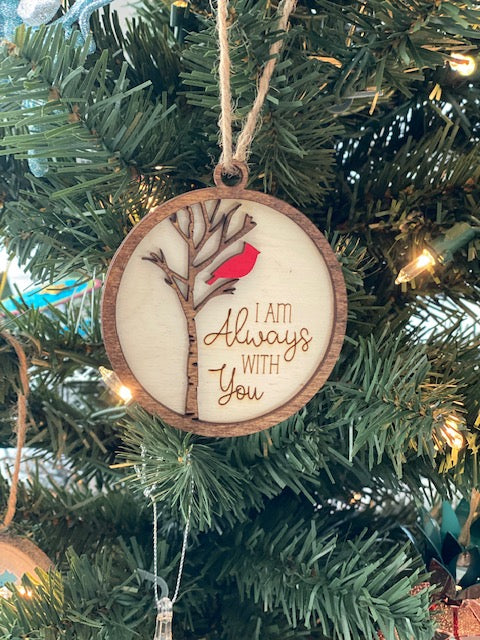 "I am always with you" ornament